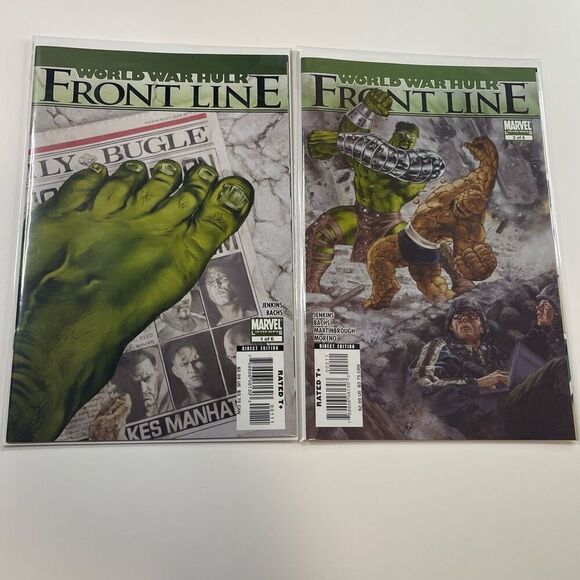 Marvel World War Hulk Comic Lot Front Line 1-3 Prologue Incredible Hulk 106-110 - Picture 4 of 8